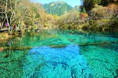 世界遺産九寨溝の渓谷の景観と歴史地域