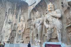 (中国)洛陽(ルオヤン)(河南省)(2泊)(世界遺産2件:龍門石窟(写真)、天地の中央の登封史跡群の少林寺)の写真