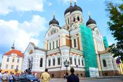 (エストニア)タリン(1泊)(世界遺産1件:タリン歴史地区(写真:アレクサンドル・ネフスキー大聖堂) )の写真