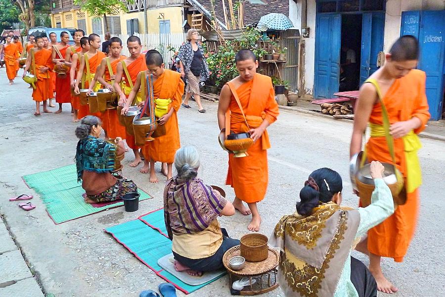 ルアンパバーンの町