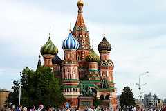 (ロシア)モスクワ(4泊)(世界遺産3件:クレムリンと赤の広場、コローメンスコエ昇天教会、ノヴォデヴィチ修道院)の写真