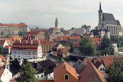 世界遺産チェスキー・クルムロフ歴史地区